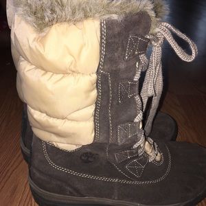 Timberland faux fur winter boots